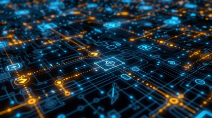 Obraz premium A visualization of the borderless decentralized nature of cryptocurrencies with symbols flowing between nations.