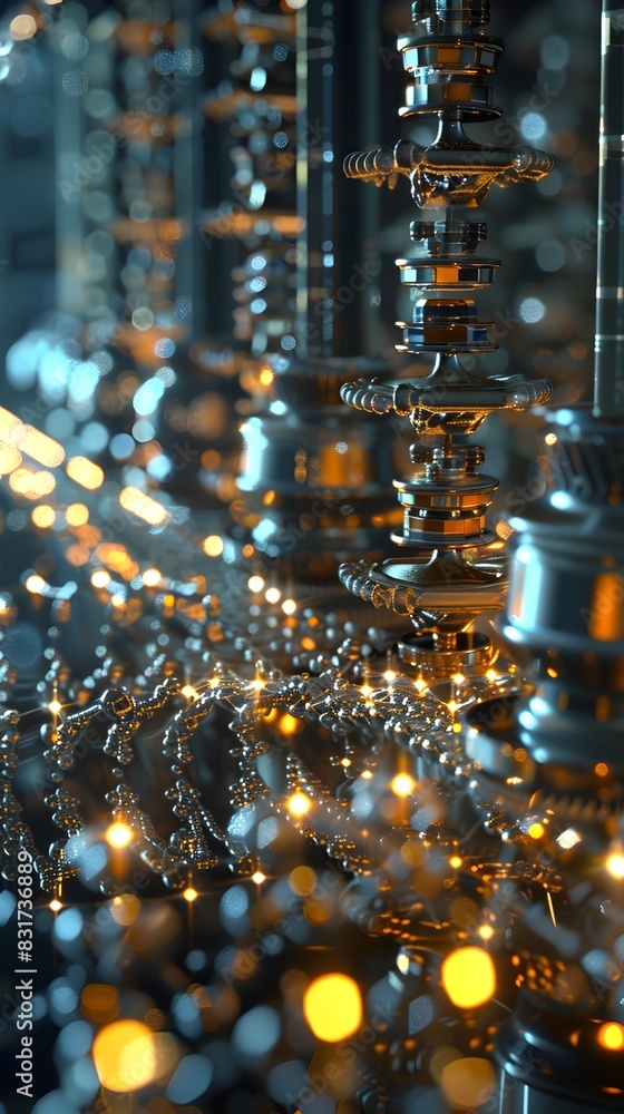 Poster molecular machines designed and tested at the nanoscale a visually captivating of biomolecular