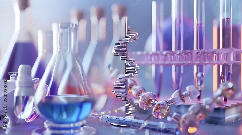 Poster biotech patent process visualizing the journey of securing innovative biotechnology inventions