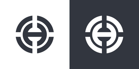 Letter H logo design with creative concept. Premium Vector