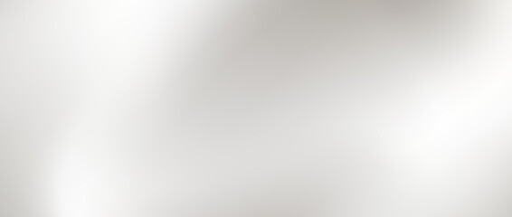 Smooth grey wavy gradient background. Soft liquid wallpaper. Silk nacre color texture for banner, flyer, presentation, graphic design. Abstract blurred wavy backdrop cover. Vector illustration © vika_k