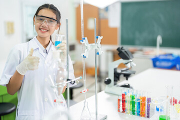 The chemistry lab serves as a nexus where female scientists, physicians,  converge to tackle...
