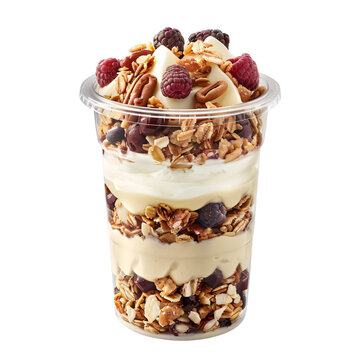 Yogurt parfait oatmeal png