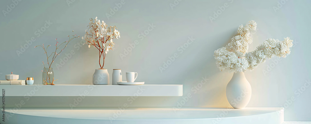 Poster simple 3d isometric product presentation with room for text addition