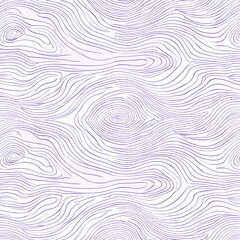 Seamless tile pattern of abstract wood grain on a pale lavender background