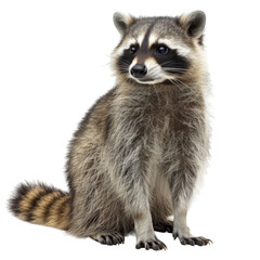 Fototapeta premium Raccoon isolated on white background