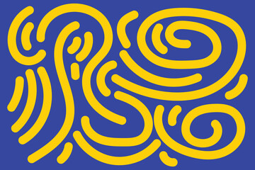 Vector hand drawn doodle elements pattern abstract background