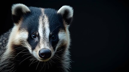 a cinematic and Dramatic portrait image for Badger