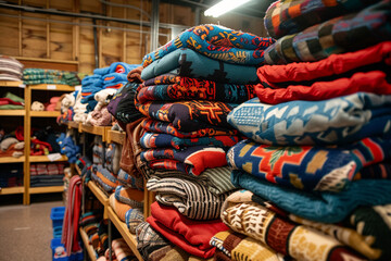 A local shelter received donations of blankets and clothing from residents.