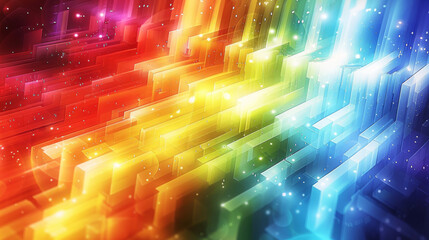 LGBTQ abstract background. Generative AI.