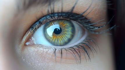 Fototapeta premium Intimate Gaze A Study of European Identity Through CloseUp Human Eyes