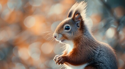 Obraz premium a cinematic and Dramatic portrait image for chipmunk