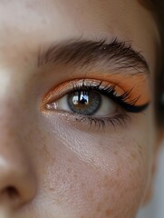 Parisian Fashion Models Enchanting CloseUp Eye