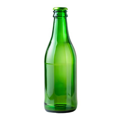 Green beer bottle isolated on transparent background png psd