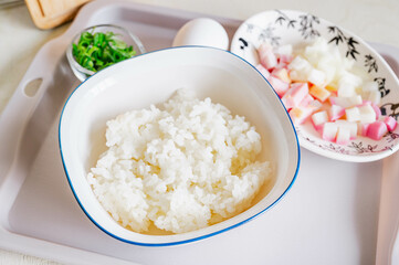 チャーハン作りの具材