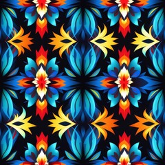 Patola Ikat vibrant geometric pattern, detailed symmetry, heritage art, double ikat style, bold colors, Gujarat tradition, intricate design, 4K detail