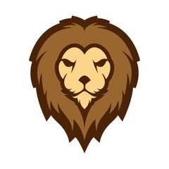 Elegant and dignified lion head logo design