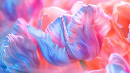 Blossom in Motion: Tulip's extreme macro, capturing the mesmerizing slow bloom effect.