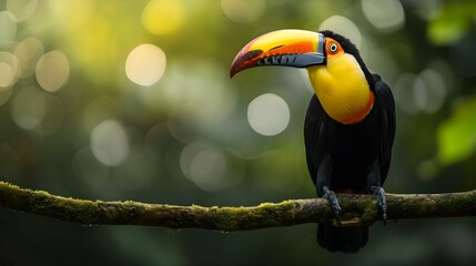 a cinematic and Dramatic portrait image for toucan