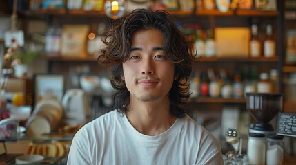 Korean boy portrait.