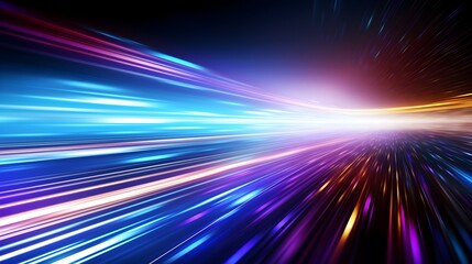 Boundless Connectivity Surging Across the Digital Landscape in Vibrant Hues of Speed and Energy