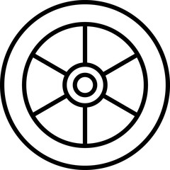 Fototapeta premium Tire Icon