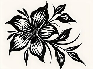 Fototapeta premium Differents flower linen on white background 