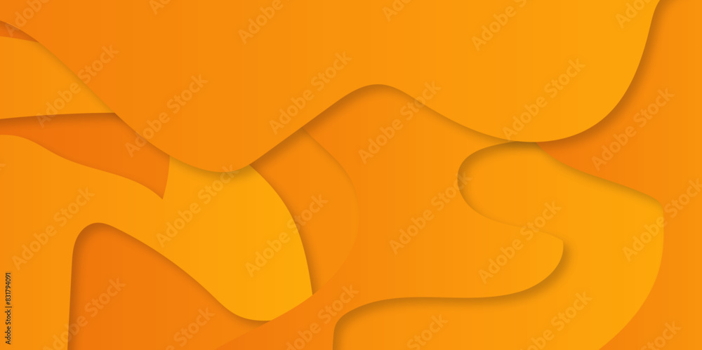 Poster abstract orange background. light elegant dynamic abstract background. abstract minimal nature lands