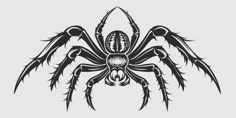 Tarantula illustration portraying artistic creativity and symbolism