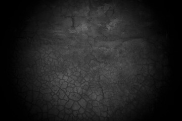 Old wall texture cement dark black gray background abstract grey color design are light with white gradient background.