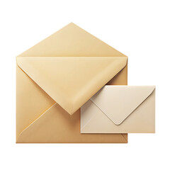 letter envelope and card transparent background