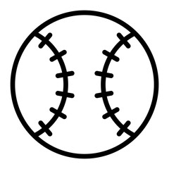 BaseballVector Line Icon Design