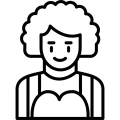 Obraz premium Woman icon