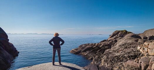 Norway  Lofoten Kabelvåg At the Sandvikacamping..