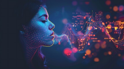 Natural Language Processing (NLP): Illustrate the application of NLP in real-time language translation devices, facilitating seamless communication between speakers of different languages