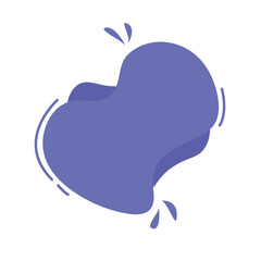 Modern abstract graphic elements. fluid shapes. Templates for, flyers, or presentations. Vector.