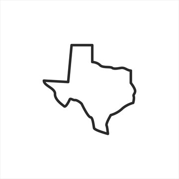 recommend clip art: Texas icon. Simple Texas state outline icon for social media, app, and web design. Vector illustration
