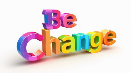 Fototapeta premium a 3D rainbow-colored 