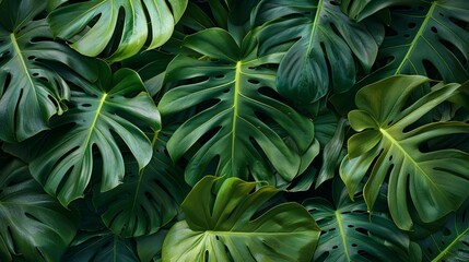 Fototapeta premium Monstera Leaf Pattern