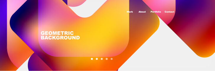 Teal Liquid color background design for Landing page site. Fluid gradient shapes composition. Futuristic design posters. Eps10 vector.