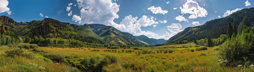 Fototapeta premium Scenic mountain view