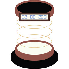 Time Travelling Illustration