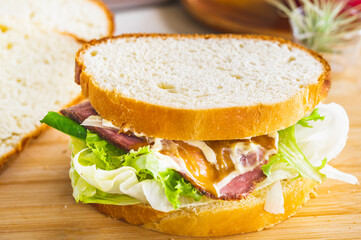 手作りローストビーフサンド