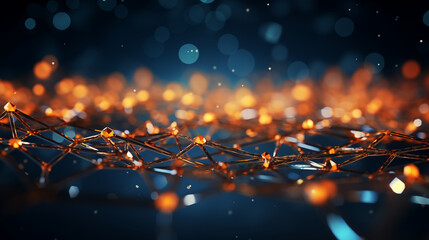 Abstract digital background featuring binary code and AI algorithms. Conceptual visualization of artificial intelligence, data processing, and technological innovation.