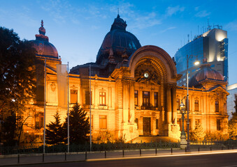 Obraz premium Palace of the Deposits and Consignments in Bucharest, Romania