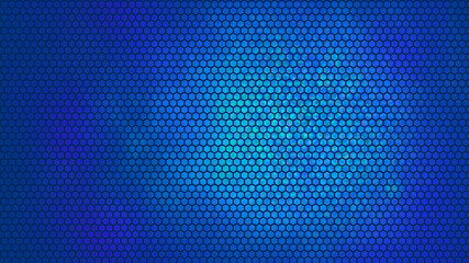 Blue Honeycomb Texture: Abstract Geometric Pattern in Shades of Blue