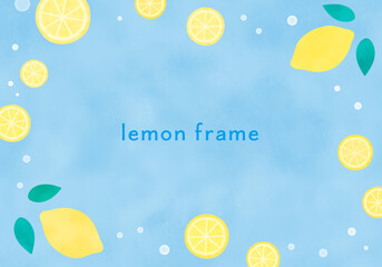 lemon frame レモンと水のフレーム