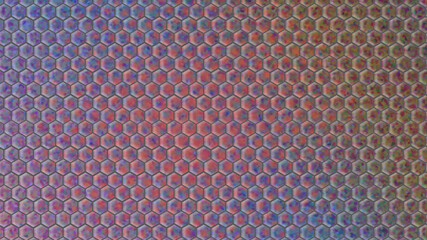 Hexagonal Noise Texture with Colorful Patterns: Abstract Geometric Design