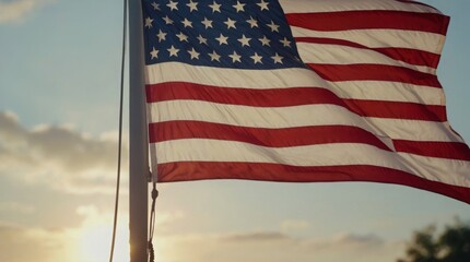 United States flag background
