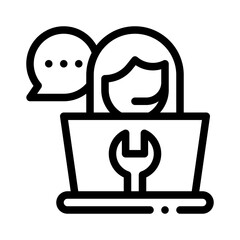 technical Support line icon